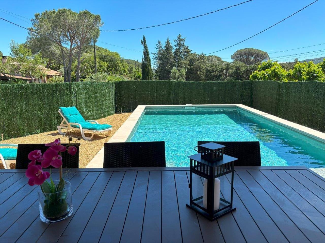 Villa Climatisee 8 Personnes, Piscine Privee, 3 Chambres Le Plan-de-la-Tour Eksteriør billede